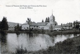 (Jura)   CPA  Colonie De Vacances Des Frasses  Par Chateau Des Pres  Et Lac De L' Abbaye  (Bon Etat) - Sonstige Gemeinden