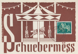 Carte  Maximum  1er  Jour    LUXEMBOURG     Pour    Les    Oeuvres    Sociales     1954 - Maximum Cards