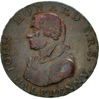 Monnaie, Grande-Bretagne, Somerset, Halfpenny Token, Bath, TTB, Cuivre - Altri & Non Classificati