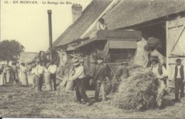 BOURGOGNE - EN MORVAN - Le Battage Des Blés - Reproduction - Bourgogne