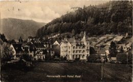 CPA AK Bad Herrenalb- Hotel Post GERMANY (903126) - Bad Herrenalb