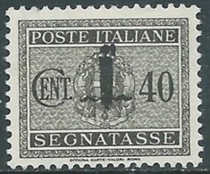 1944 RSI SEGNATASSE 40 CENT MNH ** - RB8-2 - Taxe