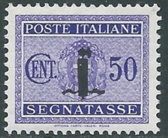 1944 RSI SEGNATASSE 50 CENT MNH ** - RB8-2 - Taxe