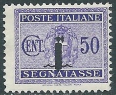1944 RSI SEGNATASSE 50 CENT MNH ** - RB8-4 - Taxe