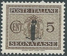 1944 RSI SEGNATASSE 5 CENT MNH ** - RB8-2 - Taxe