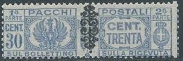 1945 LUOGOTENENZA PACCHI POSTALI 30 CENT MNH ** - RB14-6 - Paketmarken