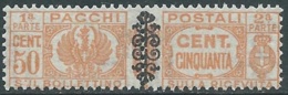 1945 LUOGOTENENZA PACCHI POSTALI 50 CENT MNH ** - RB14-6 - Paquetes Postales