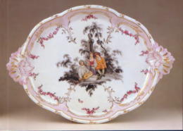 Germany - Postcard Unused - Charlottenburg Palace - Offer Plate With Watteau Scene,Porcelain - Porzellan