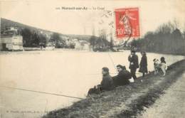 MAREUIL SUR AY LE CANAL PECHEURS A LA LIGNE - Mareuil-sur-Ay