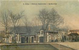 AVIZE CHATEAU DESBORDES LES ECURIES CARTE COLORISEE ET TOILEE - Sonstige & Ohne Zuordnung