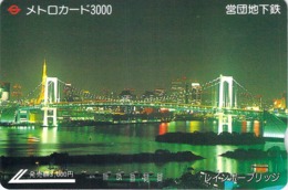 PONT - BIDGE - Carte Prépayée Japon - Paysages