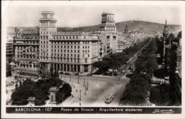 !  1952 Ansichtskarte Barcelona, Paseio De Garcia - Barcelona