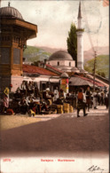 ! Alte Ansichtskarte Sarajevo, Bosnien, Bosnia,  Markt, Moschee - Bosnie-Herzegovine