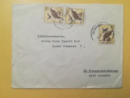 1970 BUSTA TURCHIA TURKIYE TURKEY BOLLO UCCELLI RAPACI BIRDS OBLITERE ANNULLO ISTAMBUL - Lettres & Documents