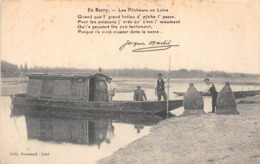 18-LERE- LES PÊCHEURS EN LOIRE - Lere