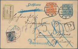 Nachlässe: 1832/1945, Ca. 70 Fast Ausschließlich Bessere Brief Und Karten Aus Aller Welt. Bitte Anse - Vrac (min 1000 Timbres)