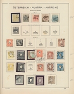 Nachlässe: 1850/1945 Ca., Nachlassposten In Zwei Klemmbindern Und Auf Vordruckblättern, Dabei Slg. D - Vrac (min 1000 Timbres)