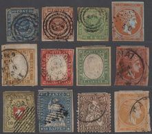 Nachlässe: 1850er-1940er Jahre Ca.: Zwei Alte Vordruckalben Mit Marken Aus Europäischen Ländern Und - Lots & Kiloware (mixtures) - Min. 1000 Stamps