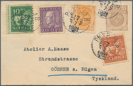 Nachlässe: 1860er-1940er Jahre Ca.: Rund 260 Briefe, Ganzsachen, Postkarten Etc. Aus USA (ca. 200), - Mezclas (min 1000 Sellos)