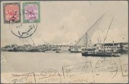 Ägypten: 1880-1990, Posten Mit über 200 Briefen, Belegen Und Ganzsachen, Dabei Bessere Stempel, Hote - 1866-1914 Khedivaat Egypte