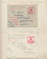 Ägypten: 1915-17 "The Walshe Covers": Specialized Collection Of Near To 100 Covers All From F.W.H. W - 1866-1914 Khedivato De Egipto