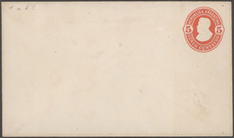 Argentinien - Ganzsachen: 1876/1923 Specialized Collection In An Ancient Album With Ca. 540 Unused A - Postal Stationery