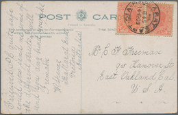 Australien: 1860-1990, Partie Mit Rund 220 Briefen Und Ganzsachen Ab Den Australischen Staaten, Dabe - Colecciones
