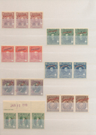 Bolivien: 1901/1935, ABN Specimen Proofs, Collection Of 129 Stamps (43 Different Strips/blocks Of Th - Bolivie