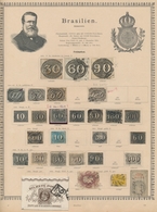 Brasilien: 1843/1888, Collection In Mixed Condition, Some With Faults Respective Without Guarantee, - Used Stamps