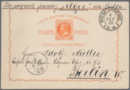 Brasilien - Ganzsachen: 1885/1936, Mostly Used Stationery Envelopes, Cards, Wrappers, Letter Cards: - Ganzsachen