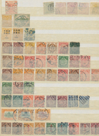 China: 1878/49, Collection On Stock Pages, Starting From The Customs Large Dragon 3 Ca. Red, Various - Altri & Non Classificati