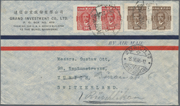 China: 1945/47, Approx. 30 Commercial Covers Of The Republic Era, Mostly Bearing Sun Yat-sen Definit - Otros & Sin Clasificación