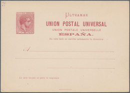 Cuba: 1878/98 Nice Holding Of Ca. 70 Unused And One Commercially Used Postal Stationery Cards, Incl. - Other & Unclassified