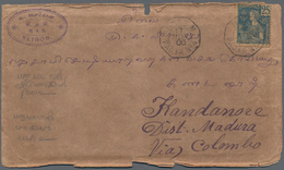 Französisch-Indochina: 1900/32 (ca.), 34 Covers Of French Indo-China, Including Cover Bearing French - Lettres & Documents