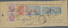 Iran: 1910/1911, Three Letters With Proof Of Delivery (avis De Délivrance) Franked With Different Co - Irán