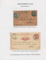 Italienisch-Eritrea: 1894/1940, Collection Of Apprx. 77 Covers/cards On Written Up Album Pages, Show - Eritrea