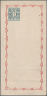 Japan - Ganzsachen: 1873, Folded Cards 1/2 S., 1 S. Ea. Syll. 1 With Inkdot Specimen "sumiten" With - Cartes Postales