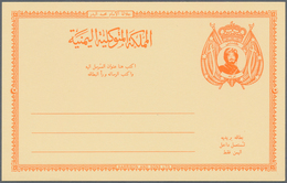 Jemen - Königreich: 1968, Stationery Card 2b. Yellow Orange On Light Yellow (imprint "Harrison And S - Yemen