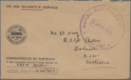 Malaiische Staaten: 1941-51 Australian Field Post: Group Of 20 Covers Sent By Australian Troops In M - Federated Malay States