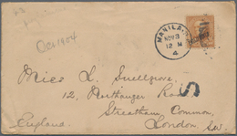 Philippinen: 1904/75 (ca.), Collection Of Covers And Legal Documents (bearing Revenue Stamps), As We - Filippijnen