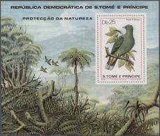 St. Thomas Und Prinzeninsel - Sao Thome E Principe: 1979, BIRDS, Complete Set Of Six In Complete She - Sao Tome En Principe