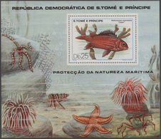 St. Thomas Und Prinzeninsel - Sao Thome E Principe: 1979, FISHES, Complete Set Of Six In Complete Sh - São Tomé Und Príncipe