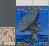 Singapur: 1948-1990's: Comprehensive Stock Of Thousands Of Miniature Sheets And Some Stamps, Startin - Singapour (...-1959)