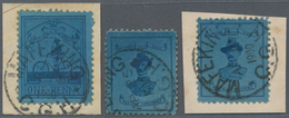 Kap Der Guten Hoffnung - Englische Notausgaben: 1900, Mafeking, Group Of 3 Stamps, Comprising 1 D De - Cap De Bonne Espérance (1853-1904)