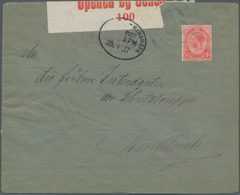 Südwestafrika: 1915/1919, 48 Covers And Fronts Of Covers, All With KGV Frankings And Mostly Opened A - Zuidwest-Afrika (1923-1990)