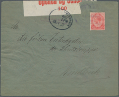 Südwestafrika: 1915/1919, 48 Covers And Fronts Of Covers, All With KGV Frankings And Mostly Opened A - Africa Del Sud-Ovest (1923-1990)