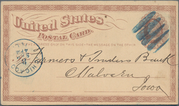 Vereinigte Staaten Von Amerika - Ganzsachen: 1856/1964 Holding Of Ca. 240 Almost Exclusively Used Po - Andere & Zonder Classificatie