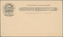 Vereinigte Staaten Von Amerika - Ganzsachen: Starting 1873 Accumulation Of Ca. 460 Unused Postal Sta - Autres & Non Classés