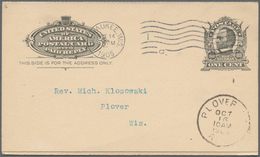 Vereinigte Staaten Von Amerika - Ganzsachen: 1874/1951 Holding Of Ca. 720 Mostly Used Postal Station - Other & Unclassified
