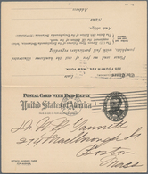 Vereinigte Staaten Von Amerika - Ganzsachen: 1892 RESEARCH Holding From A Specialized Famous Collect - Autres & Non Classés